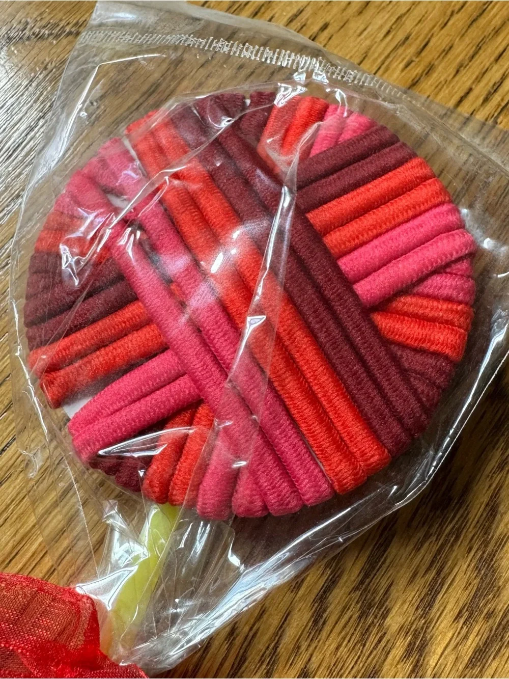 Red and Pink Hairband “Lollipop”